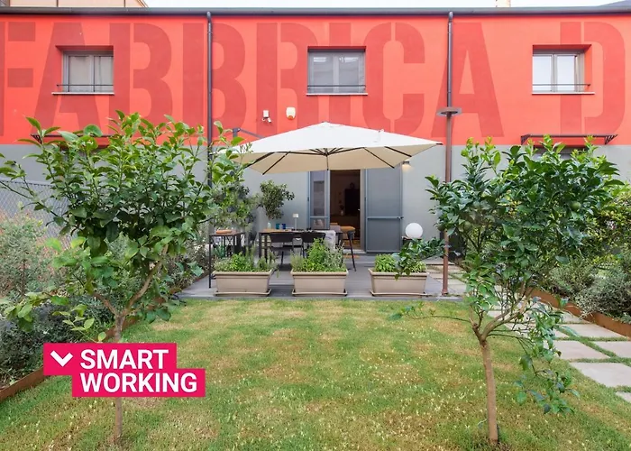 Casa con giardino all'ex Fabbrica di Pomodoro